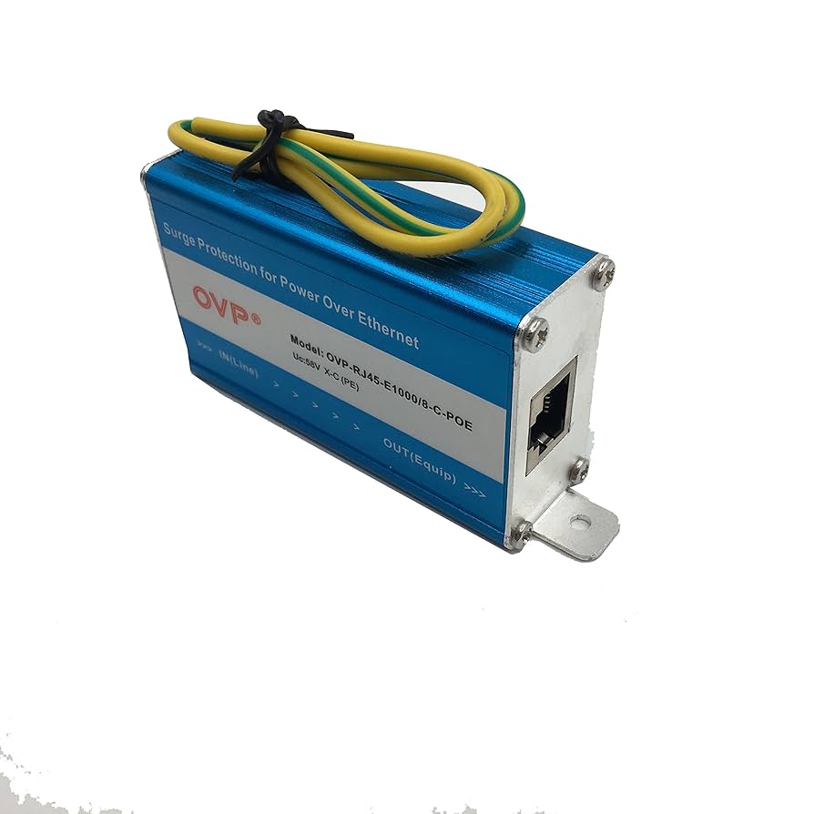 ネットワーク用雷サージ「ANS-CAT6」2個セット 雷サージ付延長コード・タップ4個口2m白｜YAZAWA CORPORATION